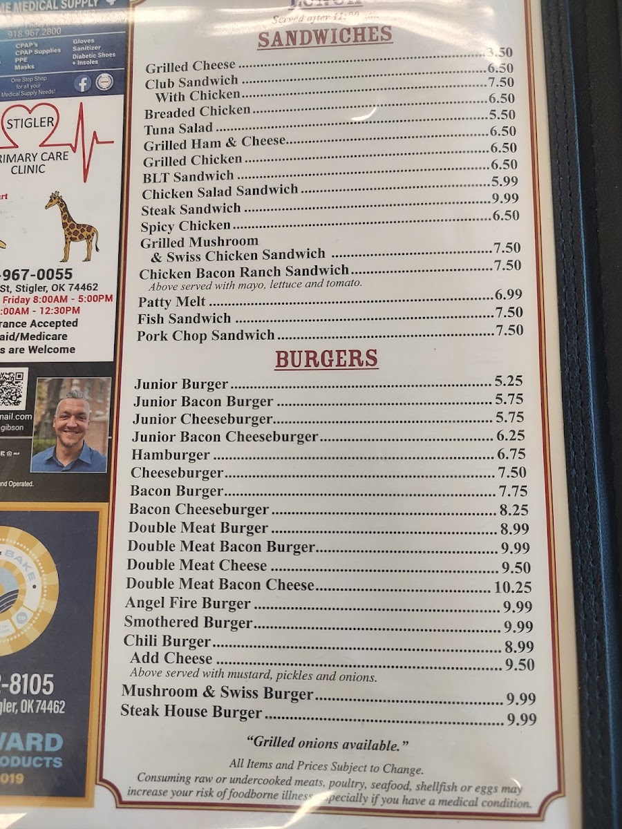 Shellys Cafe Menu - Image 4