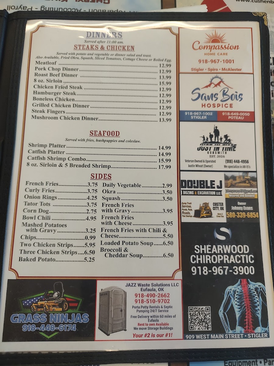 Shellys Cafe Menu - Image 5